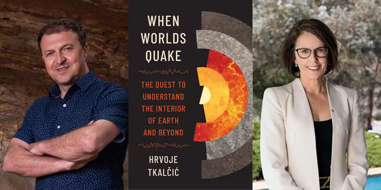 When Worlds Quake book launch event